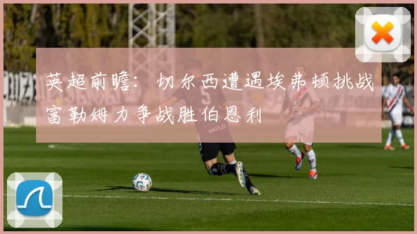英超前瞻：切尔西遭遇埃弗顿挑战富勒姆力争战胜伯恩利